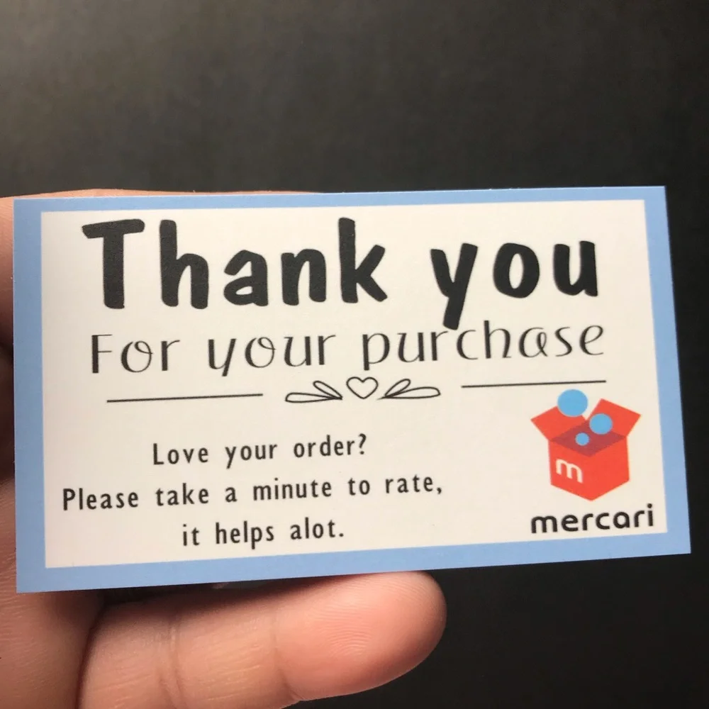 4x$20 // 30 mixed thank you cards size 3.5”x2.